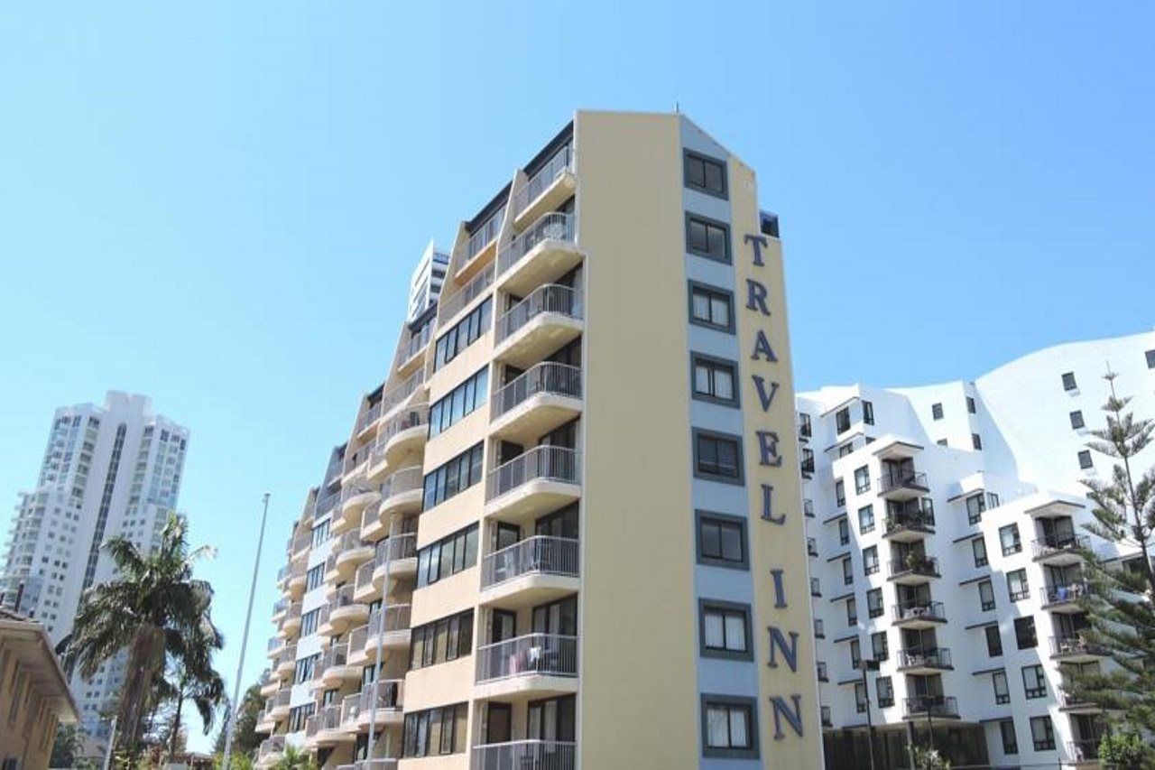Broadbeach Travel Inn Apartments Голд-Кост Экстерьер фото